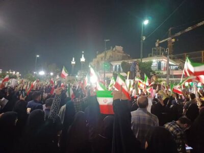 تجمع مردم مشهد برای تجدید بیعت با رهبر فرزانه انقلاب برگزار شد