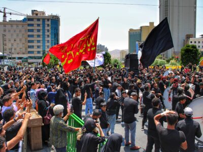 گزارش تصویری| عاشورای حسینی در جوار امام رضا (ع)