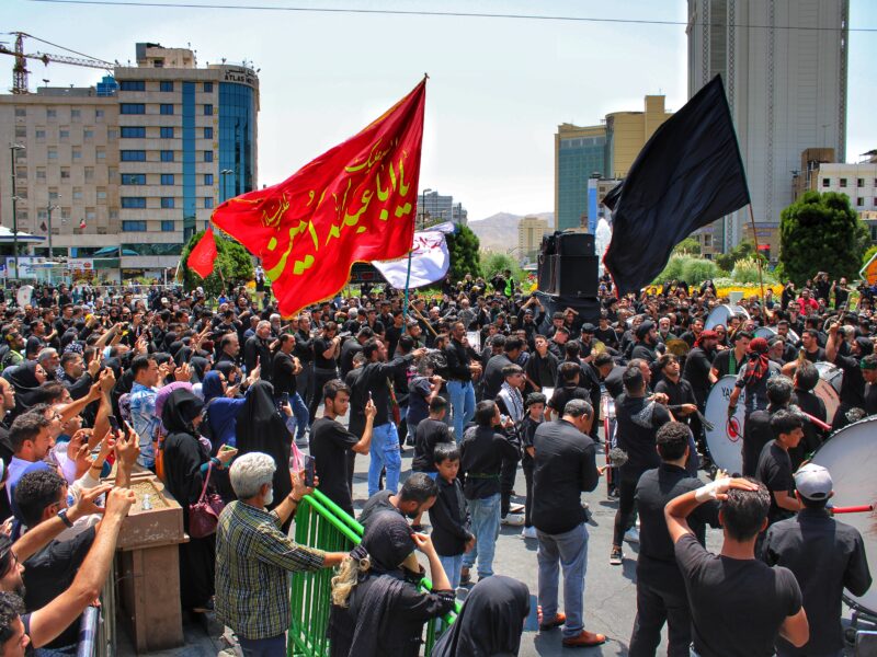 گزارش تصویری/عاشورای حسینی در جوار امام رضا (ع)