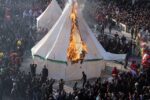 آیین خیمه سوزان عصر عاشورا در بولوار سجاد مشهد برگزار می‌شود