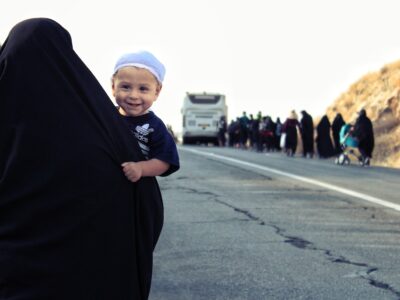 گزارش تصویری/ زائران پیاده در مسیر عاشقی (۲)